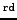 $^{\rm rd}$